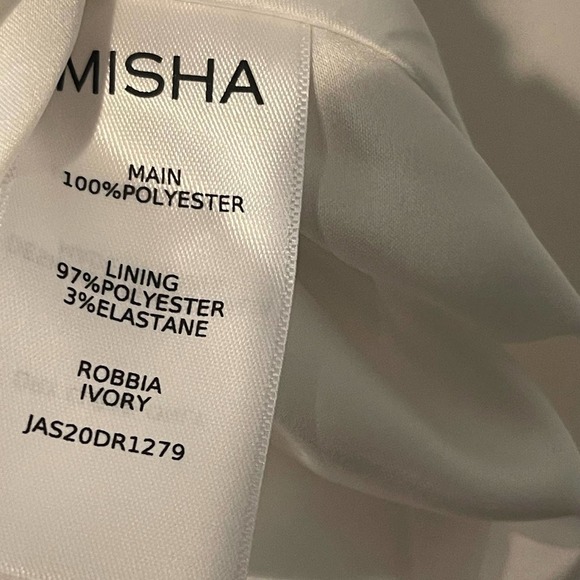 MISHA Women's Ivory Robbia Dress Size 4 NWT - Picture 9 of 12